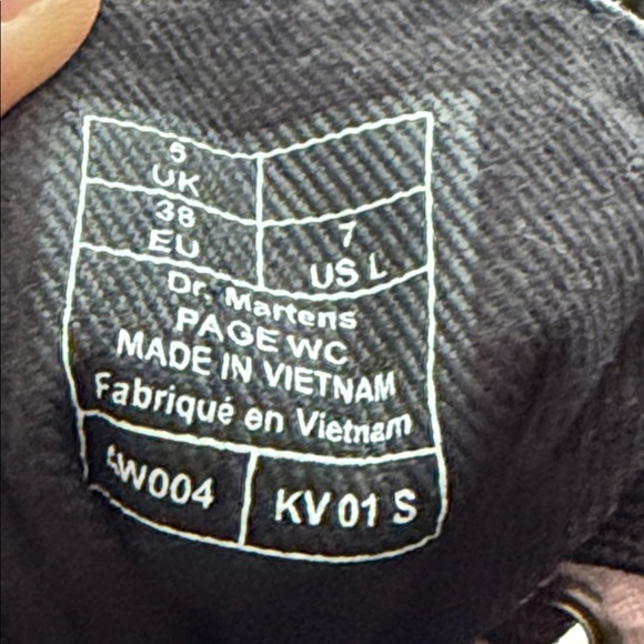 Dr. Martens Page WC Boots Women's Sz 7 Waffle Cotton Bubblegum Pink Combat Rare - Picture 9 of 10